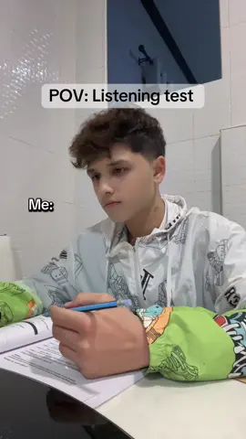 What did it even say? I heard nothing 😭🫩🧠 #englishlisteningtest #listeningtest #english #clement #zarni 