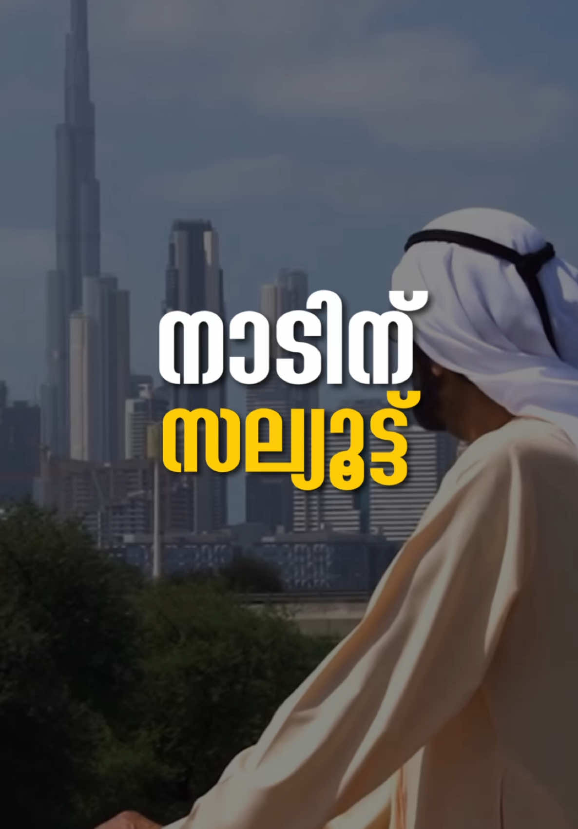 അന്നം തരുന്ന നാടിന്, നിയമങ്ങൾ എന്താണെന്ന് പഠിപ്പിച്ച രാജ്യത്തിന് ഒരു സല്യൂട്ട്. ഏവർക്കും ഈദ് അൽ ഇത്തിഹാദ് ആശംസകൾ❤️  #malayalamnews #malayali #uae #gulftreat 