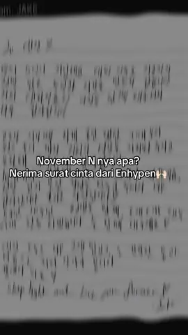 Fisrt time dapet surat cinta🙌🏻, engene absen dong yg dapet juga☝🏻 #fyp #enhypen #kpop #engene 