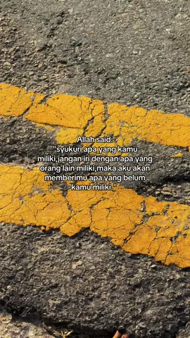 jangan lupa bersyukur hari ini😌