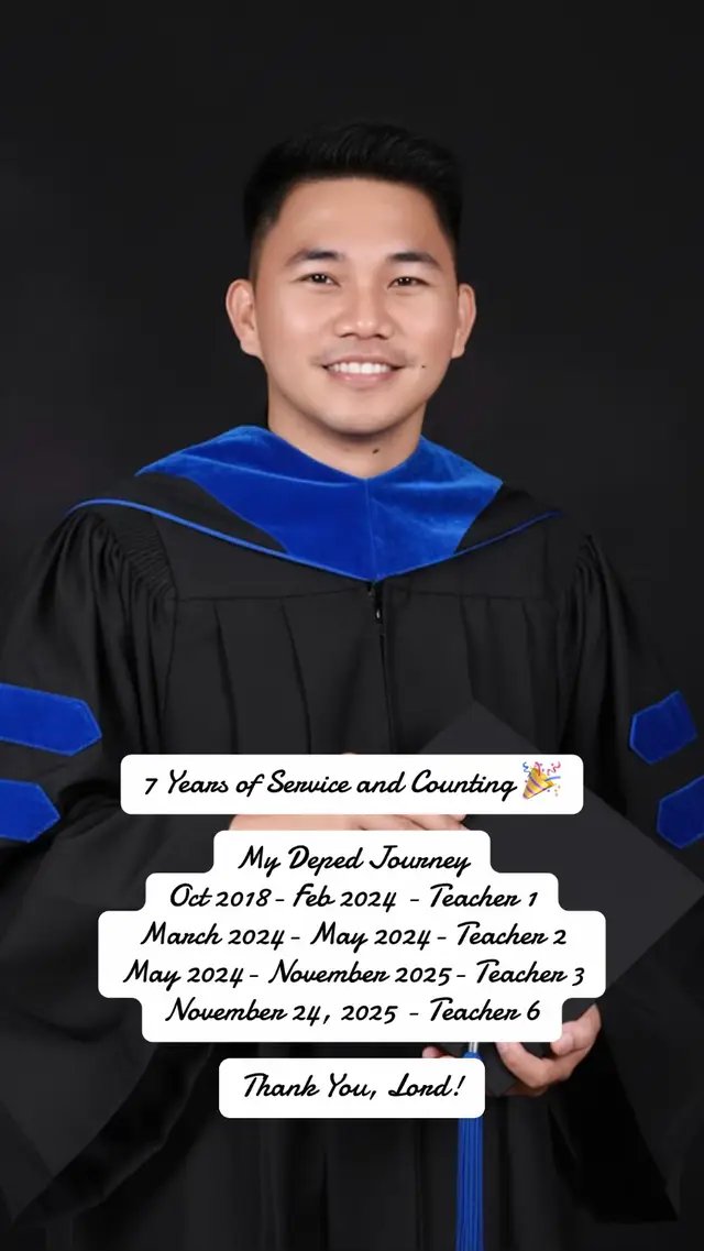 Malayo pa pero malayo na ang narating. Congrats Self! #blessed #depedjourney #depedteacher #Promoted 
