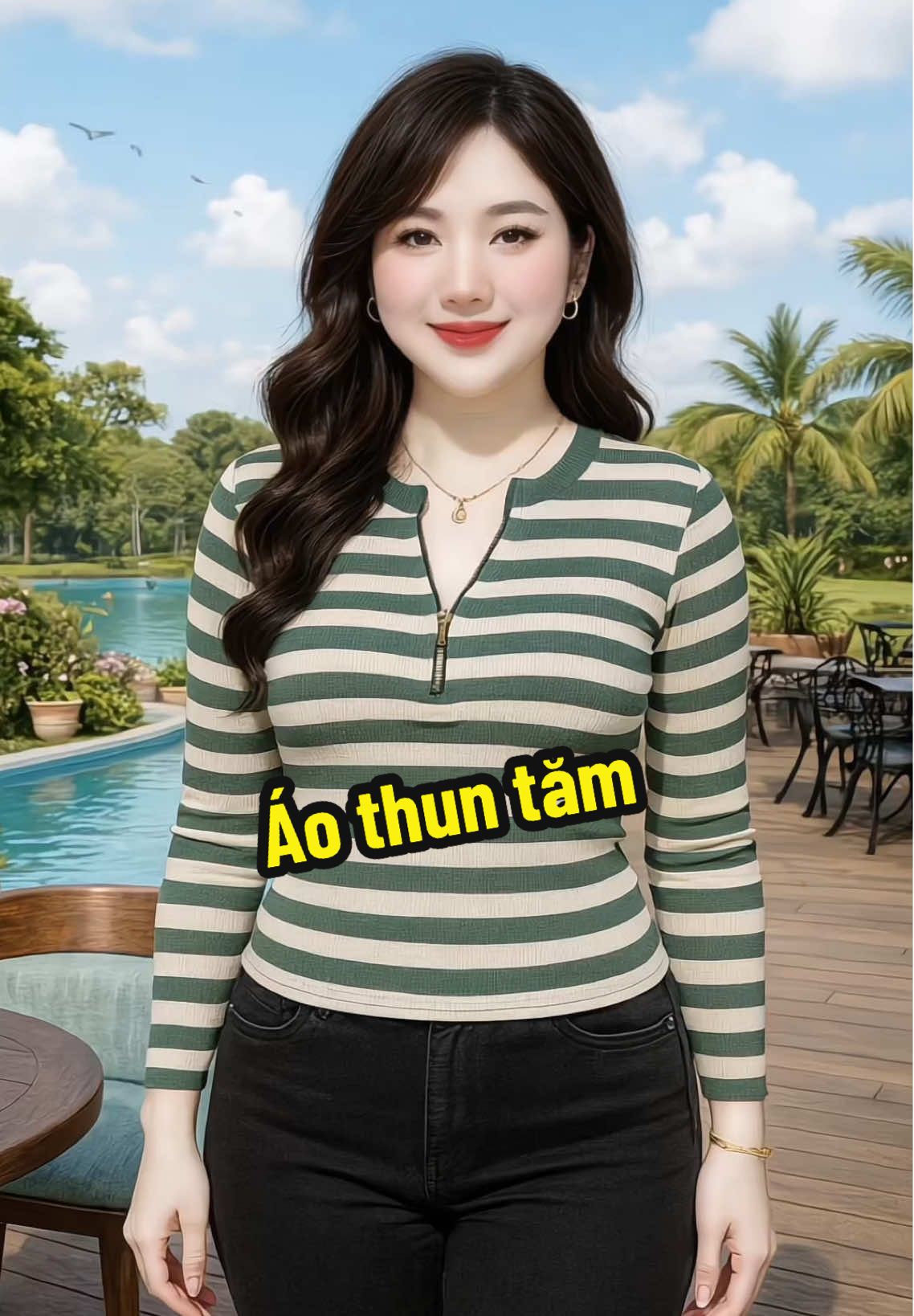 Áo Thun Tăm Siêu Dễ Thương – Mặc Lên Nhìn Xinh Hẳn  @Hương má lúm 99  @Hương má lúm 99  @Hương má lúm 99 #aothuntam#aothuntam#thoitrangnu #phongcachnu #xuongxuongtrend
