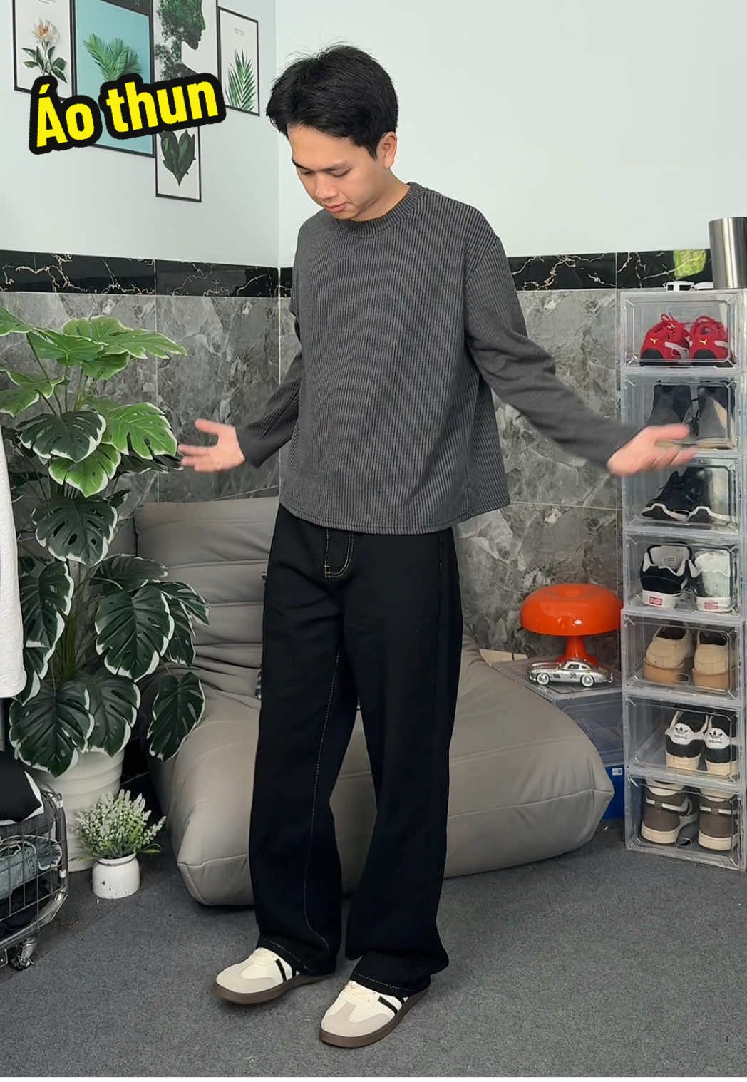 Áo thun dài tay mặc thích thật sự. #aothun #aothundaitay #khiemdodep 