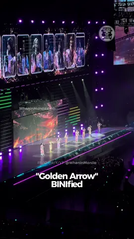 BINI performed their song, 'Golden Arrow,' at the BINIfied concert. #BINIfied