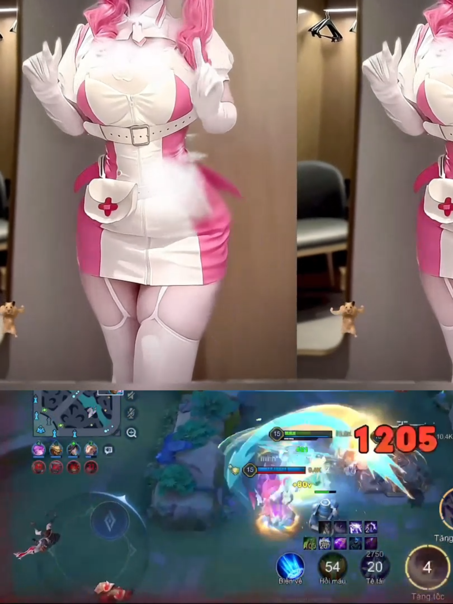 Gái xinh 69 I Hight Light Liên Quân #lienquanmobile #creatortiemnang #hightlight #gáixinh #đùito