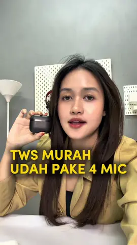 Cari TWS buat telponan? yang suaranya jelas pake BANGET ✨  #TWS #headsetbluetooth #twsbluetooth #twsmurah #rekomendasi 