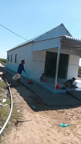 đã bàn giao căn tiền chế 210tr #longan_62 #xaynhatrongoi #xaydung #thợ_hồ #xaynha 