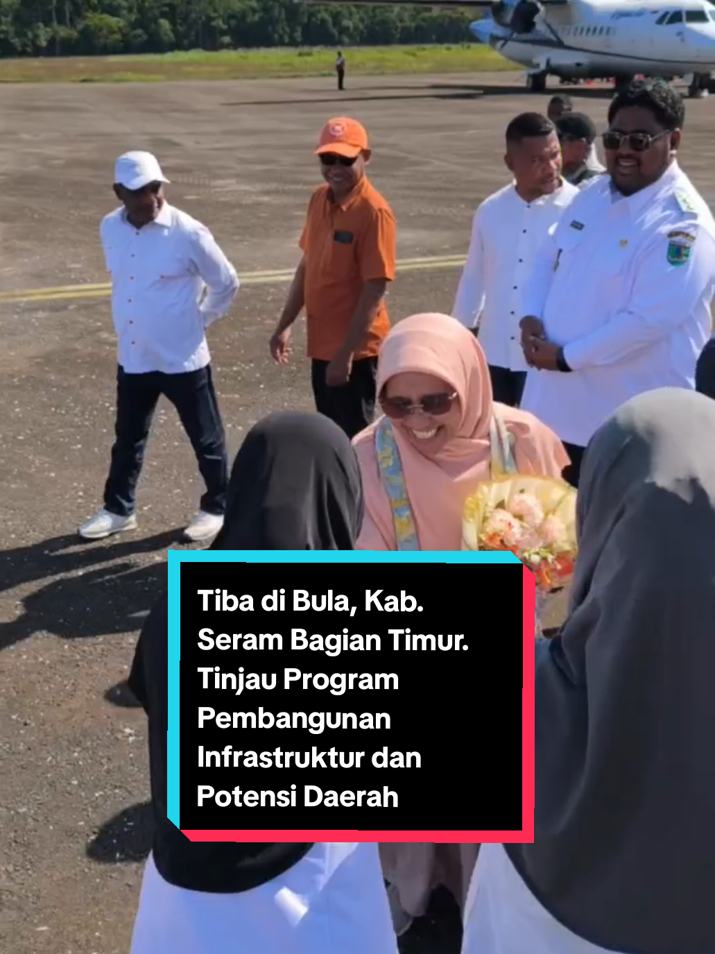 @SAADIAH ULUPUTTY,ST  (SALUT)  Tiba di Bula, Kab. Seram Bagian Timur. Tinjau Program Pembangunan Infrastruktur dan Potensi Daerah #saadiahuluputty #srikandimaluku #serambagiantimur #dprri #maluku 