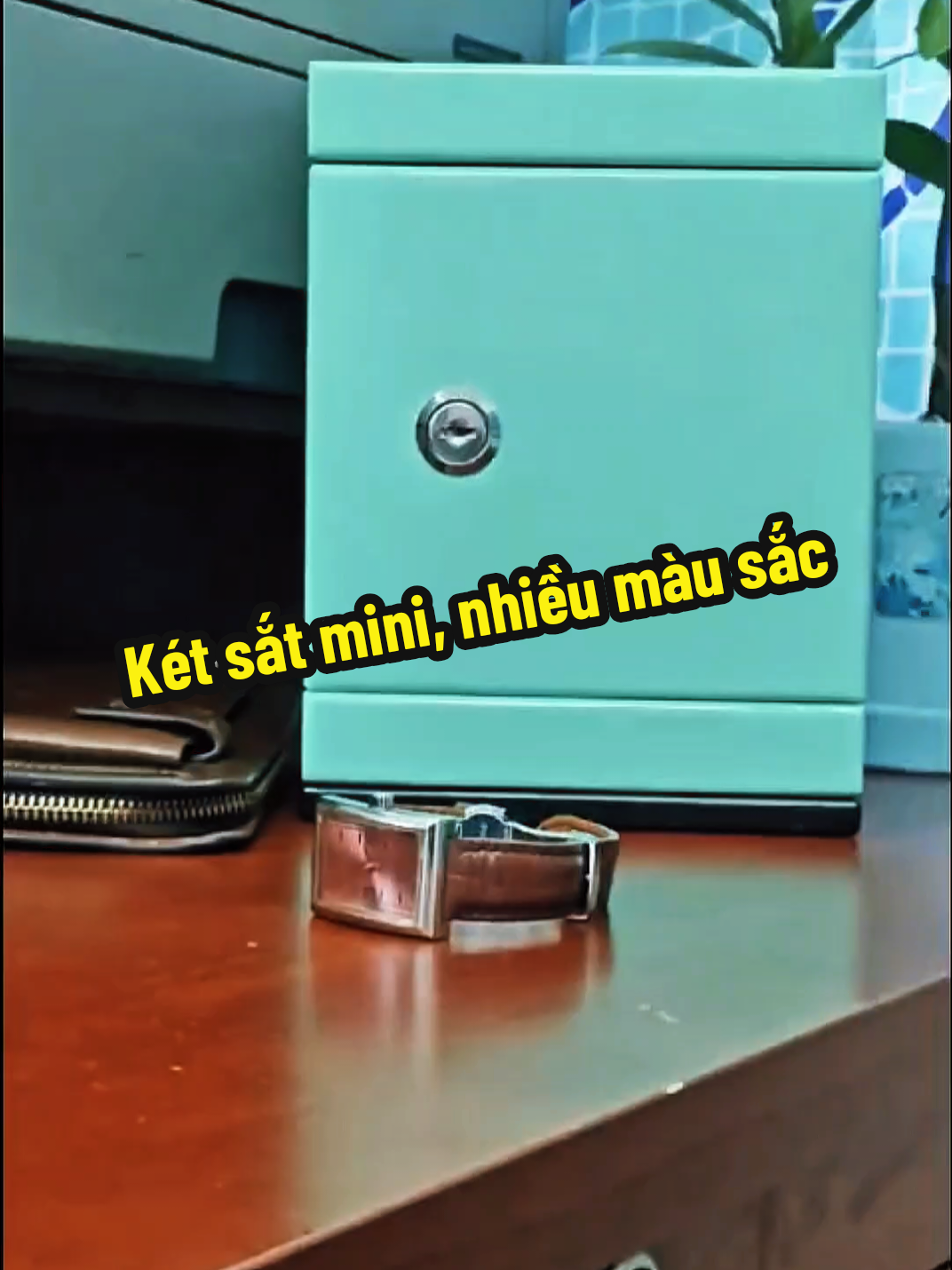 Két sắt mini, hộp đựng vạt dụng nhỏ gọn, tiết kiệm tiển lẻ, trang trí bàn làm việc, quà tặng ý nghĩa... #ketsatmini #ongheotietkiem 