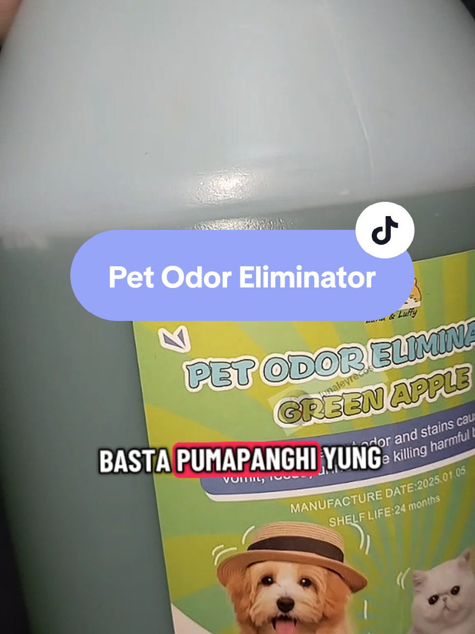 Ang tipid lang din gamitin to. bYung favorite scent namin yung Baby powder at Green apple na 1 gallon Pet Odor eliminator.  Pet odor eliminator pet odor remover odor eliminator pet deodorizer pet odor #petodoreliminator #petodorremover #odoreliminator #petodor 