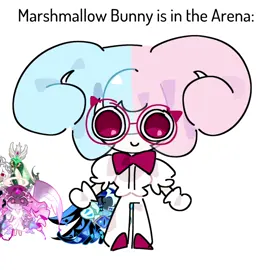 Marshmallow Bunny Cookie is in the Arena bunny bunny bunny #cookierunkingdom #fyp #foryoupage #marshmallowbunnycookie #animation 