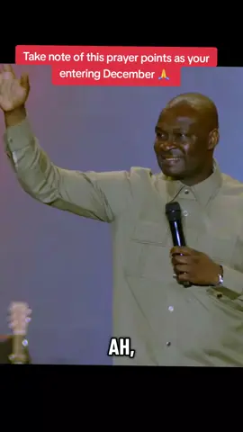 Take note of this prayer points as you're entering December #apostlejoshuaselman #believe #gospel #godisgood #kiononiaglobal 