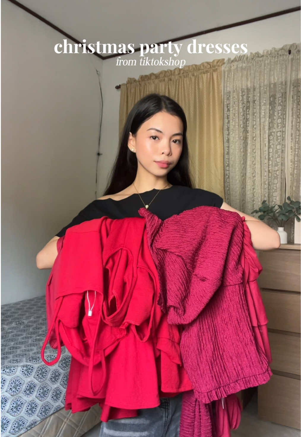 red christmas party dress recos! 🎄💌 #christmaspartyoutfit #christmaspartydress #outfitideas #reddressoutfit #dressrecommendation 