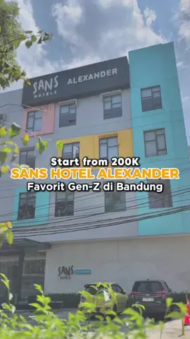 ‼️HOTEL 200 RIBUAN FAVORIT GEN Z DI KOTA BANDUNG‼️ Nama Hotelnya SANS HOTELS ALEXANDER  Fasilitasnya lengkap, lokasinya strategis! Booking via aplikasi RedDoorz, gunakan kode voucher YUKNGINEP untuk dapetin extra diskon 25% Gass reservasi sekarang! @SANS Hotels  #RedTravelers #BerkeSANS #SANSHotels #SANSHotelsAlexander #StaycationBandung