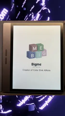 #eink #bigme #manga