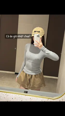 Mặc em này bên trong áo khoác laf đủ ấm r 💞💞 #lenogi #aothun #aocolo #thoitrang 