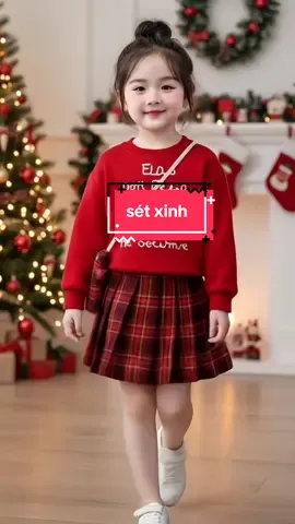 sét xinh bé gái #thoitrangtreem #bothudongbegai #aobegai 