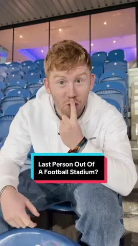 Can I Be The Last Person Inside A Football Stadium? #footballtiktok #soccertiktok #football #Soccer #fyp 