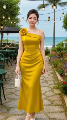 Váy Đầm Dạ Hội Thiết Kế Cao Cấp , trễ vai, đính bông #chinguyen1637#xuhuong#xuhuongtiktok#vayxinh#trending 