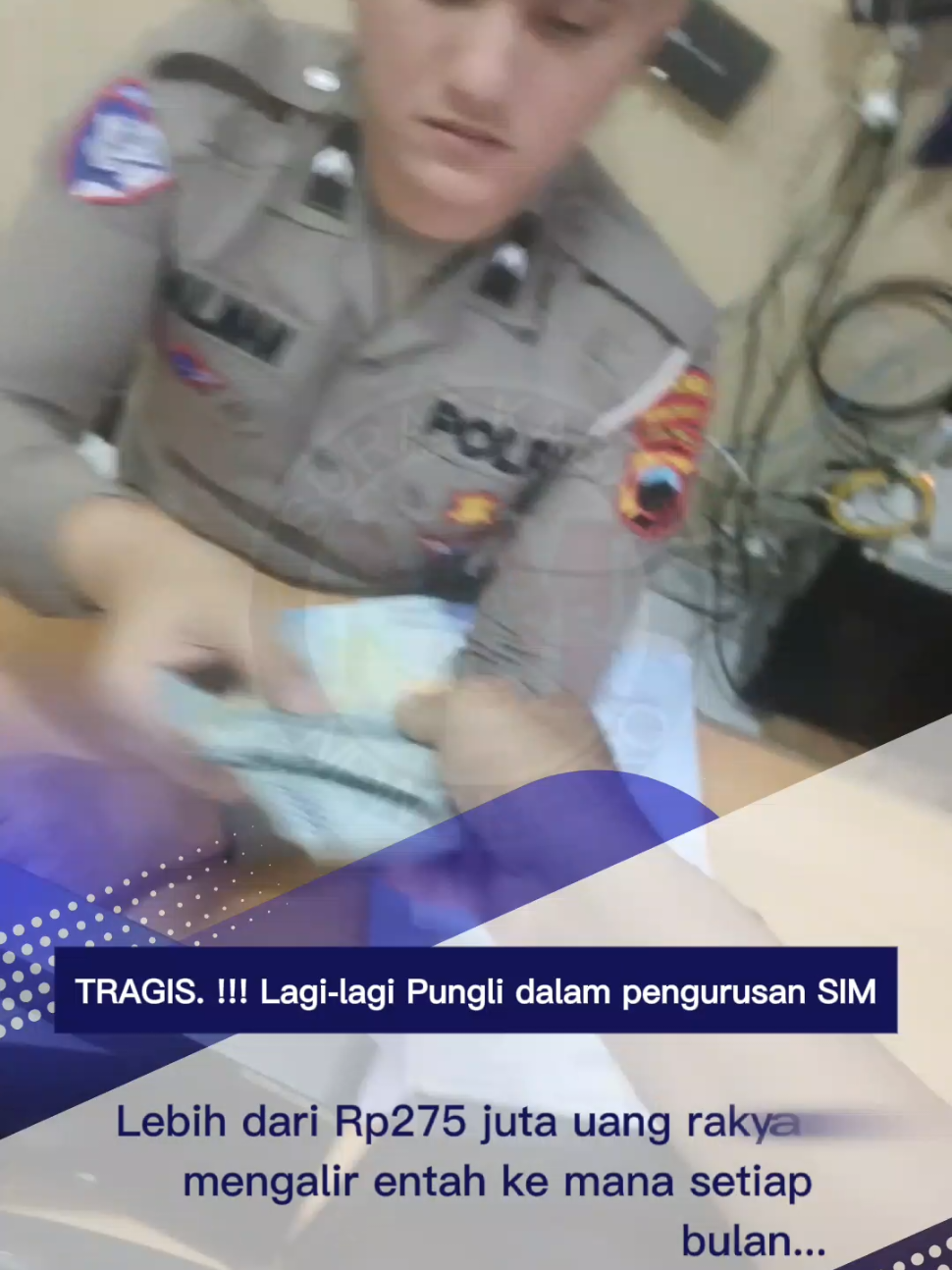 Lagi, SIM C Tembak Langsung Jadi 650.000. Oknum Anggota SATPAS SIM Polres Kota Pekalongan jadi Koordinator Pungli. #kapolri #korlantaspolri #prabowo #reformasipolri #DivPropamMabesPolri