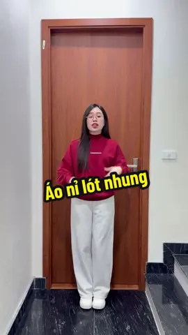 Áo nỉ lót nhung #hienkimcuong #xuhuong #aonilotnhung #aoxinh #aoni 