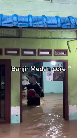 Medan di kasih cobaan malah di cobain😭 #banjir #medan #medanbanjir #banjirmedan #core 