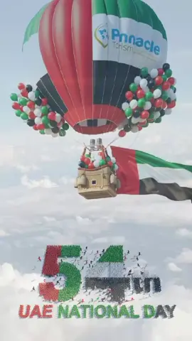 Hapy 54th UAE National Day! 🇦🇪✨ Celebrate the spirit of the Emirates — where tradition meets world-class travel.  For inquiry 📩 rhenepinnacle@gmail.com +971 54 279 6920 #uae🇦🇪 #uaenationalday #travel #adventure 