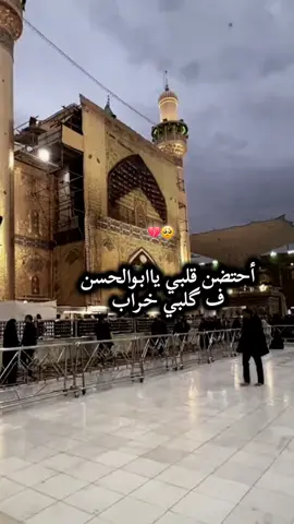 أحتضن گلبي ياابوالحسن ف گلبي خراب #💔💔💔 