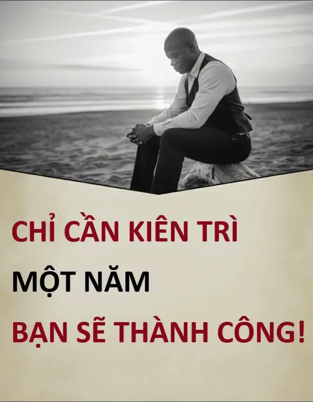 Chỉ cần kiên trì, bạn sẽ thành công...!
