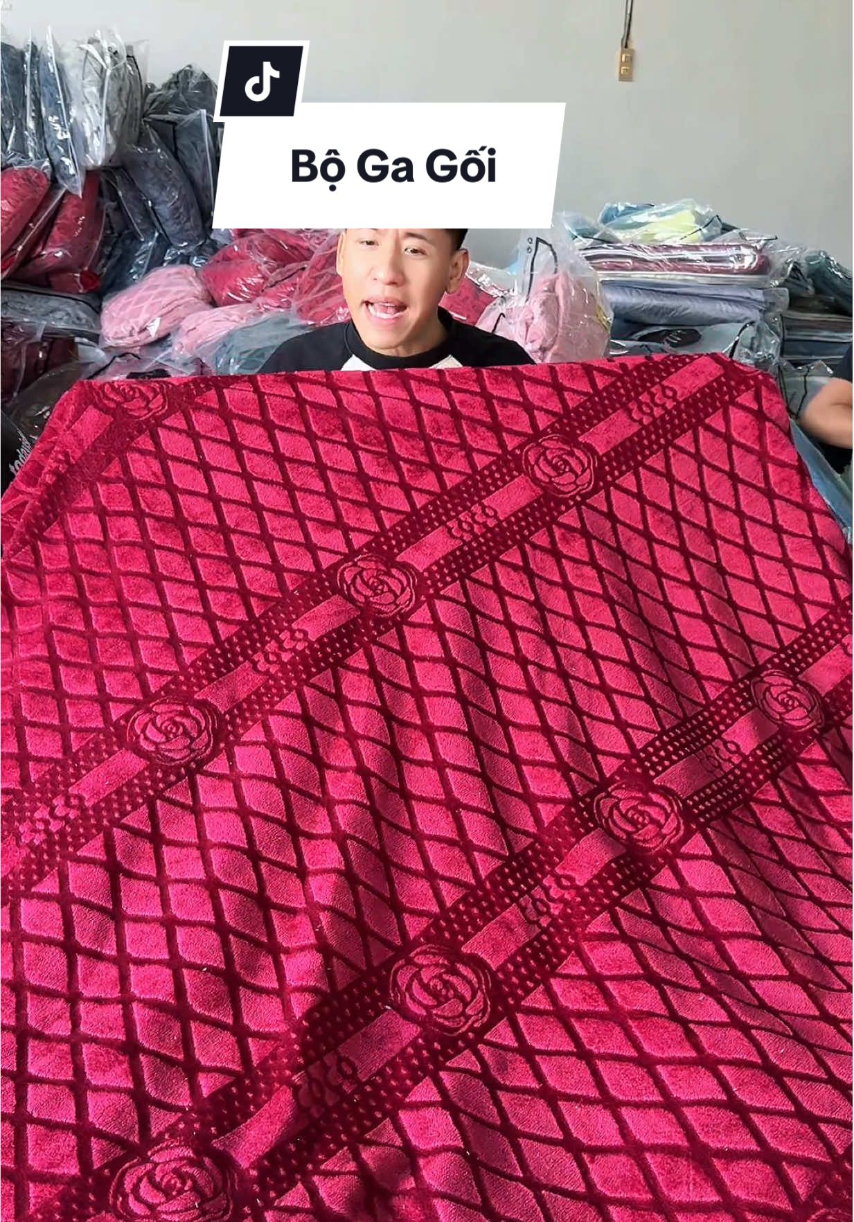 Bộ ga gối  Nỉ Nhung COCO 3 Món #haohomhinh #bogagoininhung 