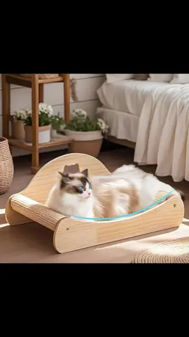 Aproveite a oferta! ✨ Confira no link da loja na Bio, perfil ☝🏻☝🏻😍 Dê uma olhada em Sofá Arranhador para Gatos com Base Antiderrapante e Montagem Fácil. #pet #pets #petshop 