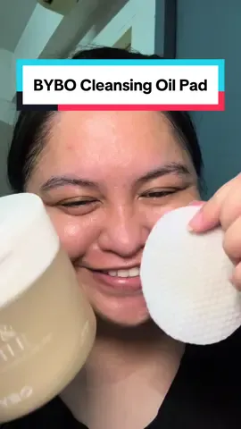 BYBO Cleansing Oil Pad 🌼🌷 มาเช็ดหน้ากัน ฤดูหนาวมาแล้ว ใครหน้าแห้งแบบเราเลือก cleansing pad แบบออยล์ก็ work น้า มามะมาลองกัน #BYBO #BYBOCleansingOilPad #Cleansing #CleansingOilPad #CleansingOil 