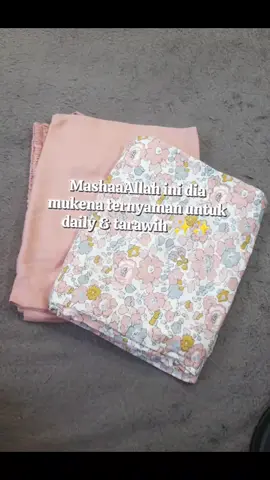 MashaaAllah cantik bgt❕️ pantes cpt soldout💖 bahannya super adem,cocok dipakai daily & tarawih nanti✨️ Yuk co skrng sebelum kehabisan👌 #mukenacantik  #mukenadewasa  #mukenarayon  #mukena  #mukenapremium 