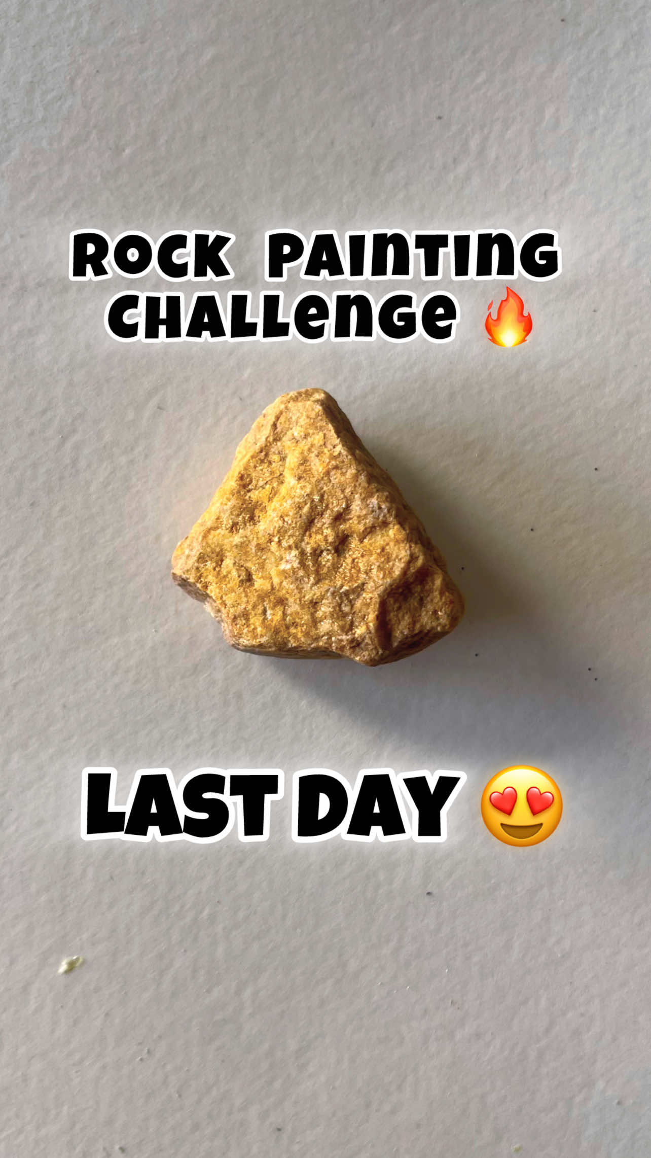 Last Day of Painting Rock ✅  #follow #asmaartstudio #challenge #500k #tiktokcreator 