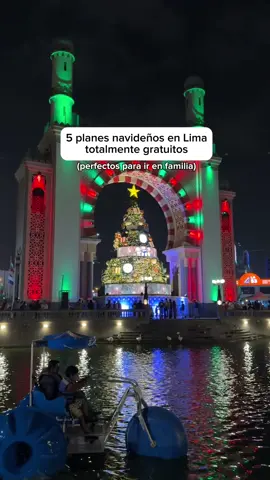 5 planes navideños gratis en Lima que debes conocer este 2025 👀 #navidad #planesgratis #lima #familia #amigos 