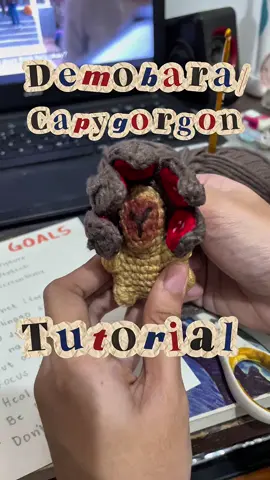 Finallyyy, here’s the Capybara + Demogorgon crochet tutorial, everyone! 😭🧶💖 Sorry for the long wait hehe. And if you’re wondering about the Capybara pattern, I found it on YouTube, I’ll drop the link for you in the comments:)) AYAW KO NINYO IJUDGE PLS THIS IS MY FIRST TIME MAKING A TUTORIAL 😭✊🏻 #fyp 