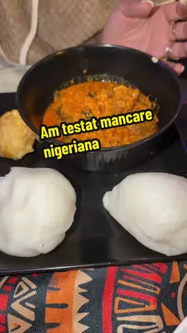 Trebuia să gust neeaparat fufu. Are gust de pesmet #fufu #nigerianfood #soupokra 