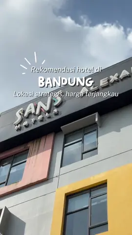 Kalau ke Bandung, nginepnya di hotel ini aja  #RedTravelers #BerkeSANS #sanshotel #SansHotelAlexanderBandung #hotelbandung 