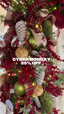 Cyber DEALS is HERE and so are the deals! 🎉 For today only, take 25% OFF your entire order at TMIGIFTS.com. ✨ Use code: TMI25 at checkout ✨ Sale includes wreath kits, ribbon, décor & more! This is your last chance to grab your favorites at our biggest discount of the season. Stock up, save big, and get everything you need for holiday crafting and gifting! Shop now—these Cyber Monday savings end at midnight Monday night! ⏰