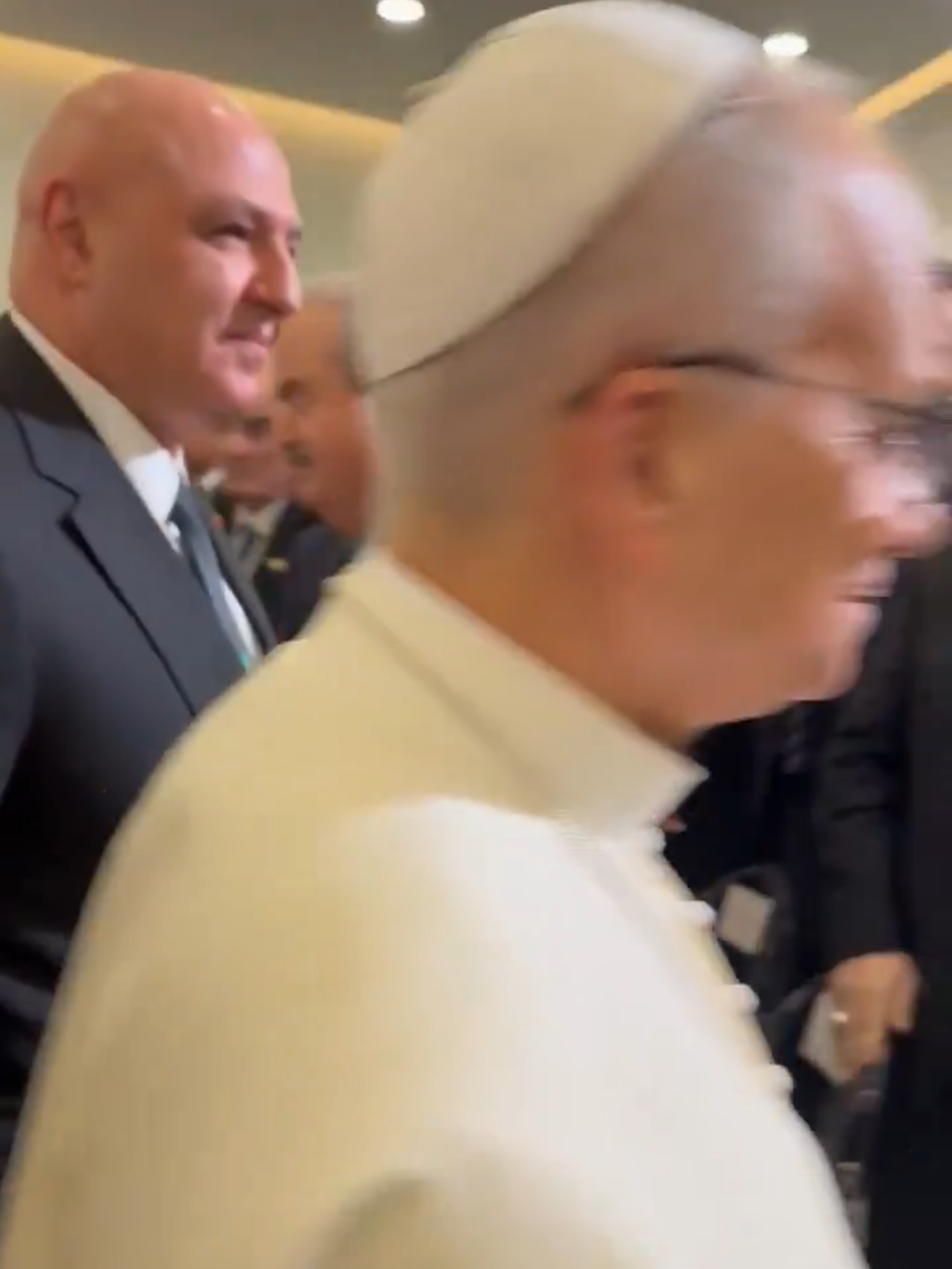 Pope Leo XIV  and the President, Beirut