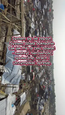 System się nie zepsuł. System działa dokładnie tak jak ma na celu działać - tworzyć nierówności społeczne, strach i utrzymywać opresję. To nie są żadne wyjątki tylko reguła, modelowy efekt tego systemu. Dlatego nie da się go naprawić kosmetycznymi poprawkami, ale potrzeba radykalnej zmiany. #lewica #anarchizm #aktywizm #ekologia #sprawiedliwość 