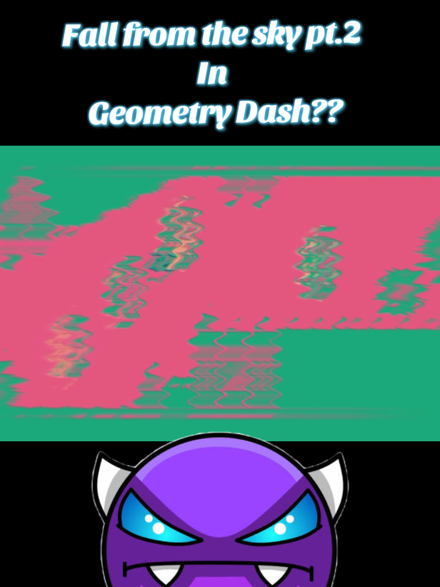 Fall from the sky Trend is officially in GEOMETRY DASH #viral #geometrydash #gd 