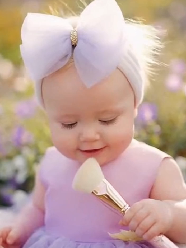 Cute baby! #pixverse #pixverseai #viral #cutebaby #talking #papa #100k #100kviews #baby #FYP #babylove #babymakeup #funnybaby #makeup #babytiktok #beautymakeup