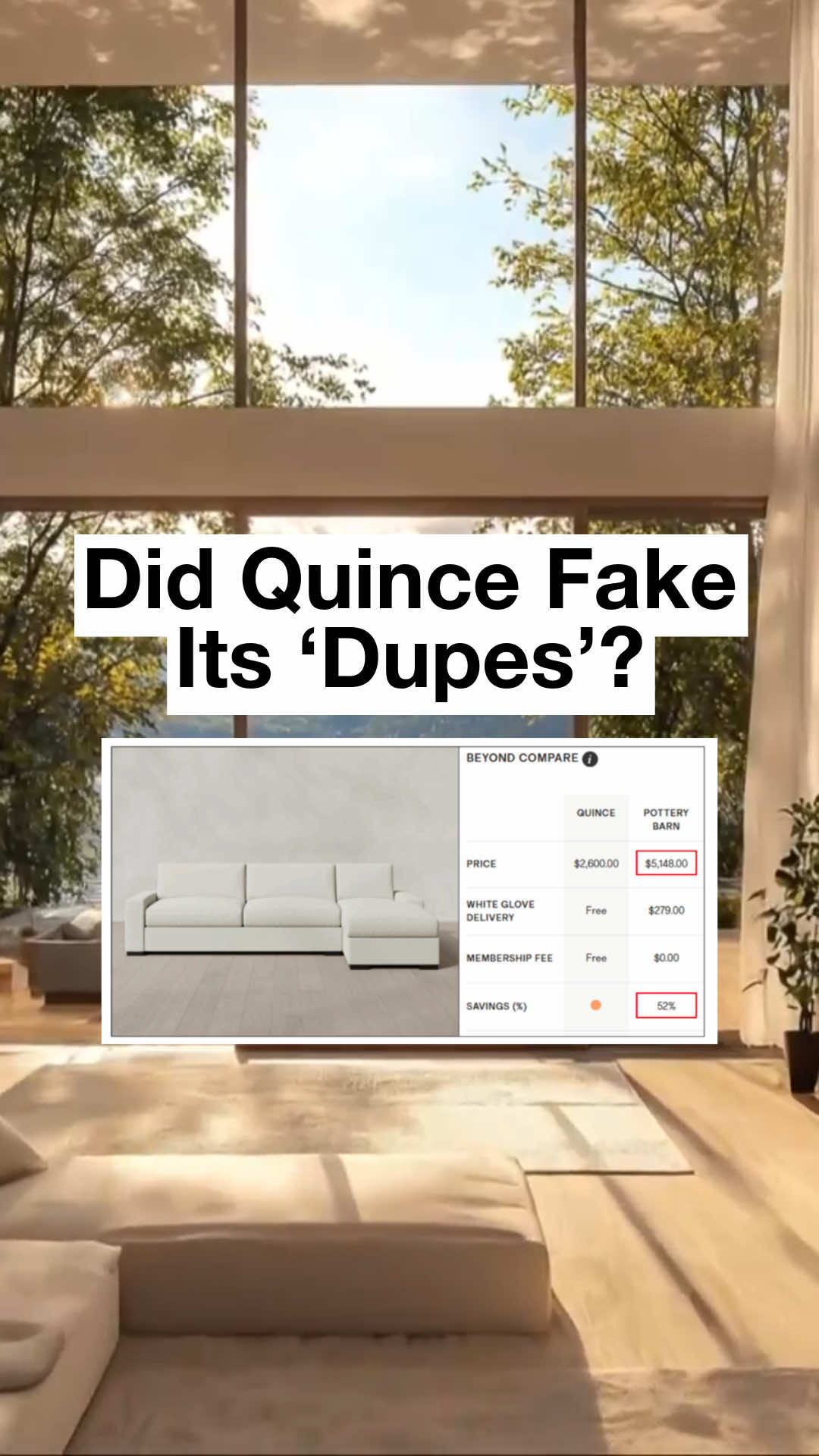 Quince built a $1 billion empire💸 on selling “the same thing for less”… now it’s up to a court of decide whether that promise holds up. What are your thoughts about the dupe economy? #socialcurrency 