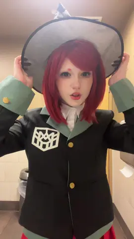I recorded this in a Panera bathroom ❤️‍🩹 #himikoyumeno #himikoyumenocosplay #danganronpacosplay #danganronpav3 #fyp 