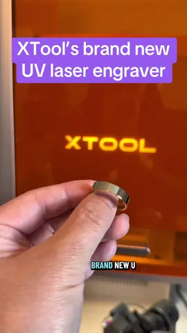 Xtools new F2 Ultra UV laser is so awesome! This ring turned out so beautifully and it’s definitely not just marked. It’s engraved down in there. This is a great option for engraving jewelry. And the best part - It’s not hot when I go to pick it up after engraving. The only thing I would change, is I could up the speed higher to 90 or 100 and it would cut down half the time of engraving.   #creatorsearchinsights #engravedjewelry #uvlaser #xtool #laserengraving @xtoolofficial 