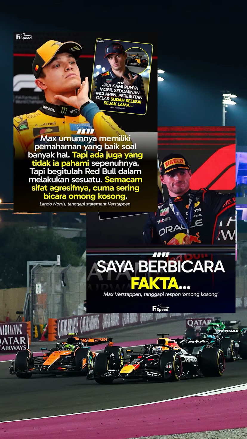 Mas lando lupa loh ya, kalo yang ngomong ini ANOMALI🤣👏🏻 #maxverstappen #landonorris #qatargp #f1 #f1indonesia 