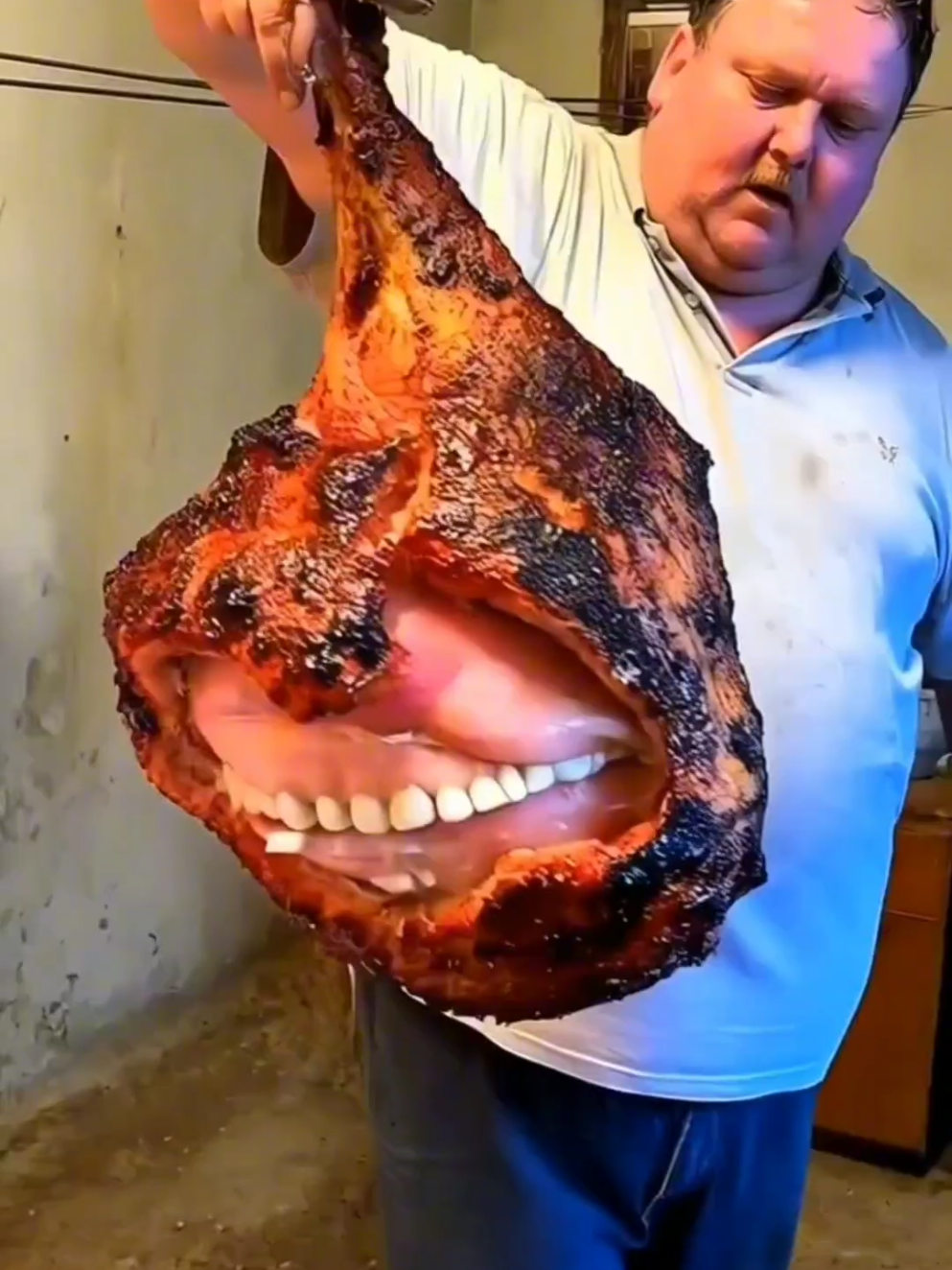 This is how supermarkets get their ready meals #weirdcore #surreal #aivideo 