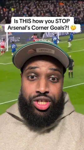 Is THIS the blueprint on how to STOP Arsenal scoring from Corners?! 👀 #chelsea #arsenal #football #PremierLeague 