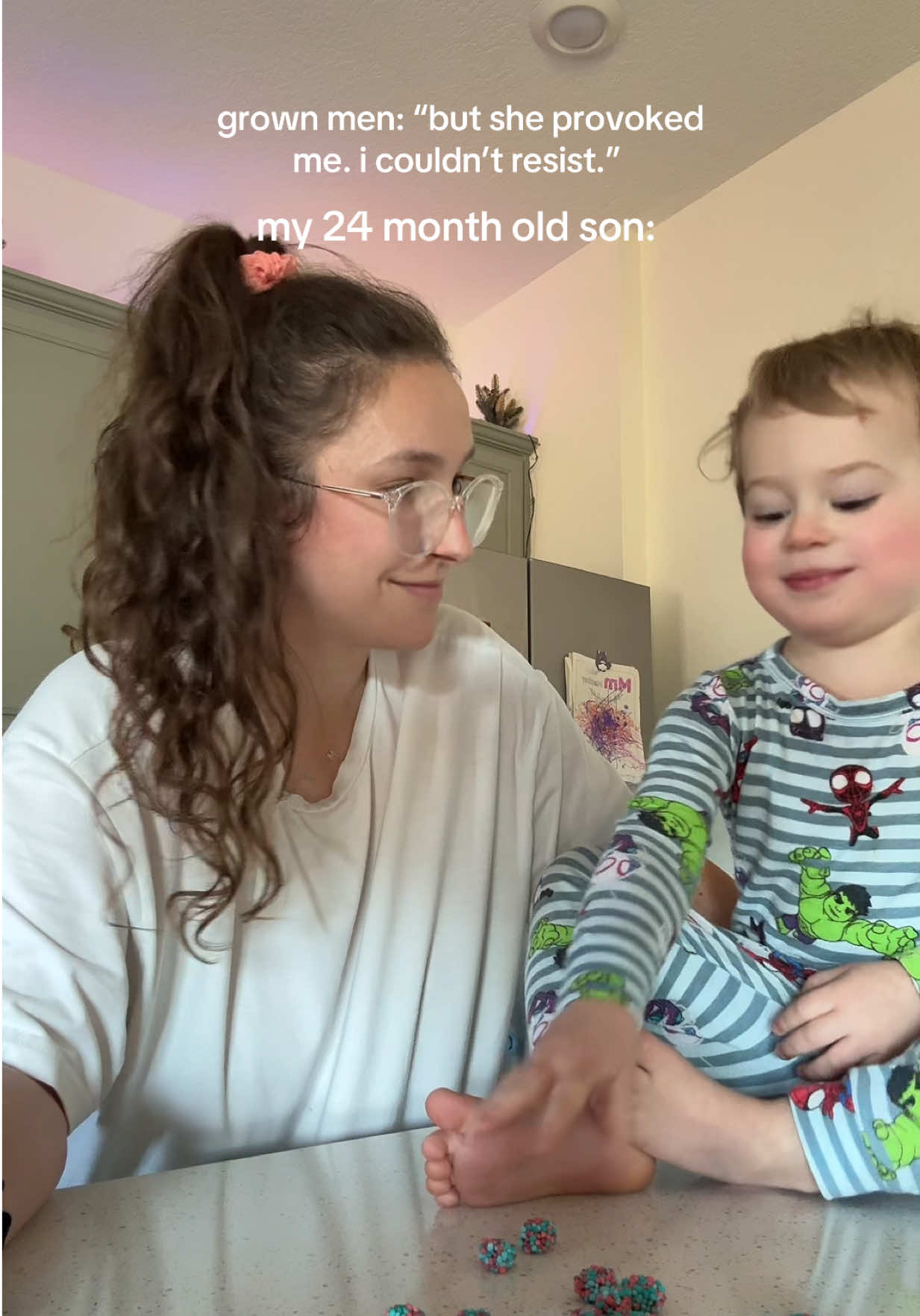 my 24 month old toddler son, with ZERO impulse control.. knows no. and understand no means no. so why is it so hard for a grown man?  #raisingboys #raisingmen #MomsofTikTok #momof2 #fyp 